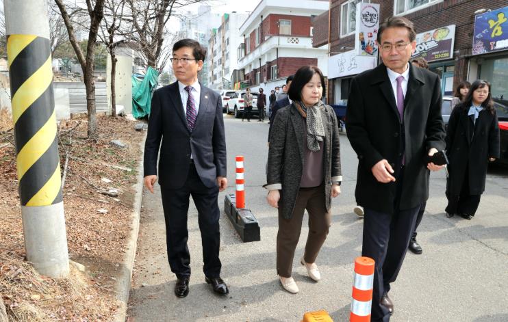 윤건영 충북교육감, 신학기 학교안전 점검
