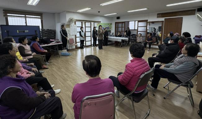 화성특례시, 동부권역 경로당 대상 마을 밀착형 어르신 건강관리 ‘온돌경로당’ 운영