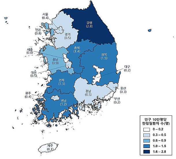 질병관리청, 2024-2025절기 겨울철 한랭질환자 전년대비 16.5% 감소, 사망자는 33.0% 감소