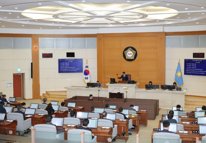 포항시의회, 제322회 임시회 폐회
