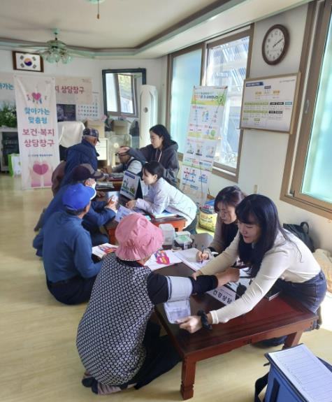 아산시 인주면, 찾아가는 보건·복지 상담창구(2차) 운영