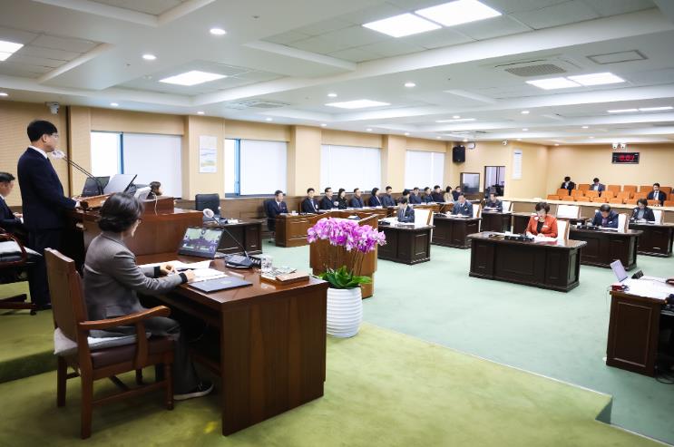 청양군의회 제309회 임시회 개회 
