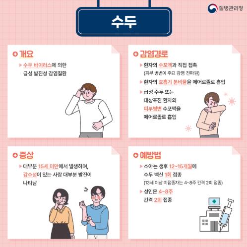 홍천군 수두 유행 주의! 수두 예방수칙 안내