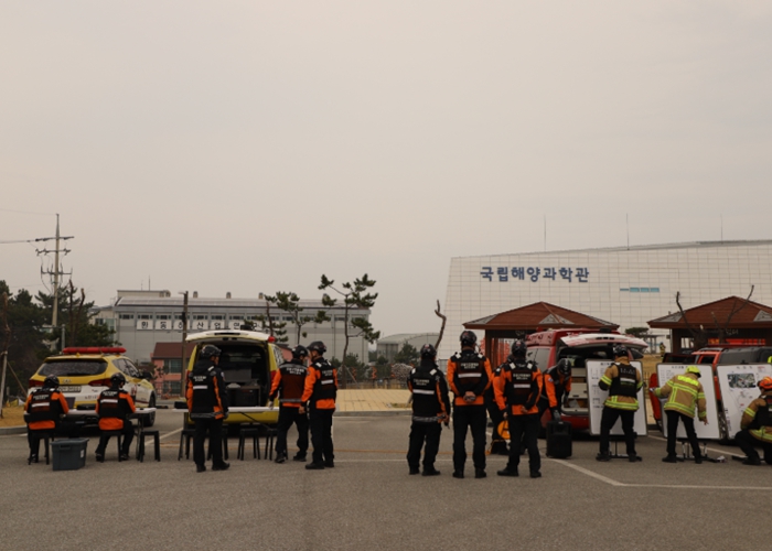 울진소방서, 1분기 긴급구조통제단 불시가동훈련 실시
