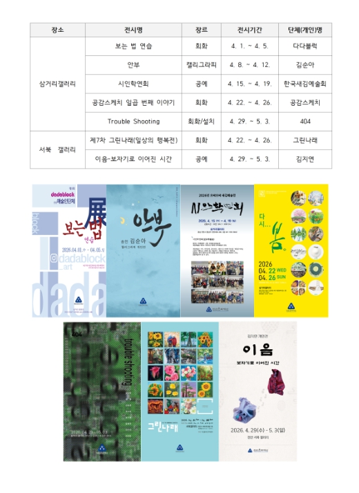 천안문화재단, 내달 한뼘 갤러리 공간지원사업 전시 개최