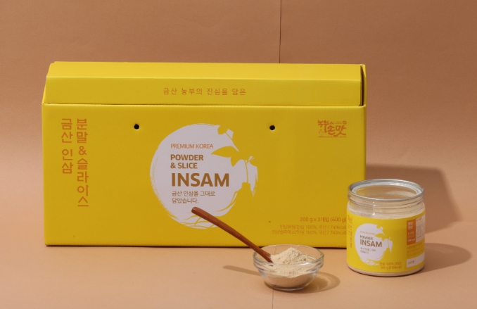 금산군, 농산물가공지원센터 생산물 중 인삼 분말이 주력