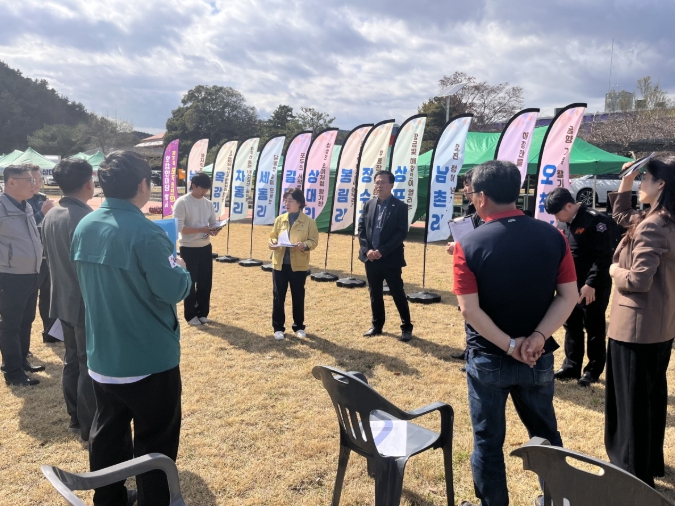 고흥군, ‘제37회 포두면민의 날’ 행사장 안전 점검 실시