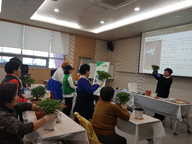 보령시, '힐링 생활원예 치유교육' 추진