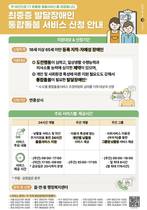 아산시, 최중증 발달장애인 24시간 통합돌봄… 공공책임 강화