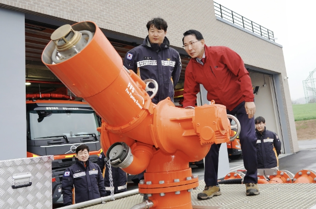 서산시, 대용량포방사시스템 본격 운영 '화학재난 대응 강화'
