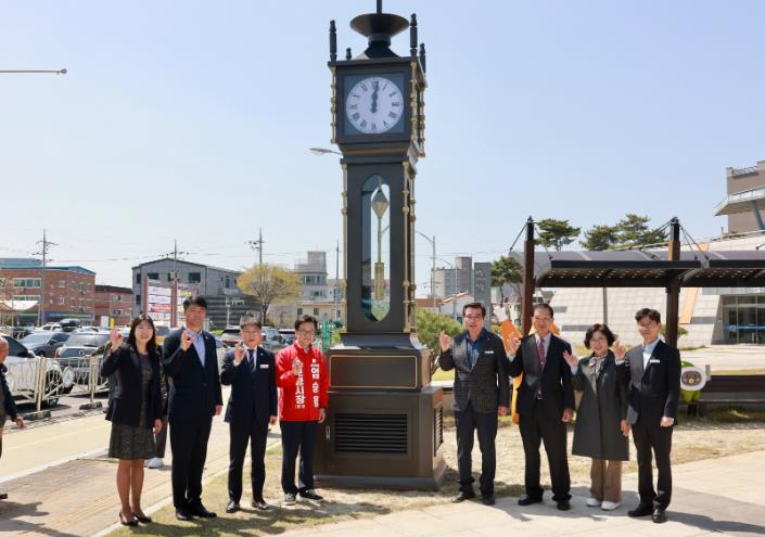 보령시, 지역의 새로운 상징 ‘시계탑’ 건립... 13일 제막식 개최
