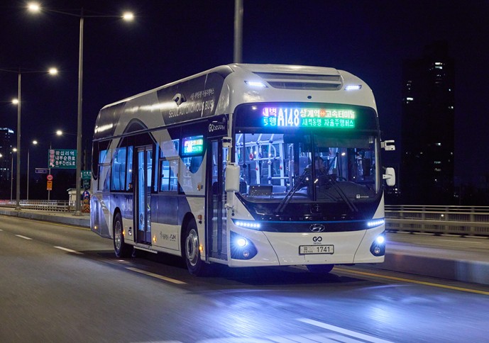 서울시, 3만명 탄 '새벽동행 자율주행버스' 확대…16일부터 'A148' 달린다