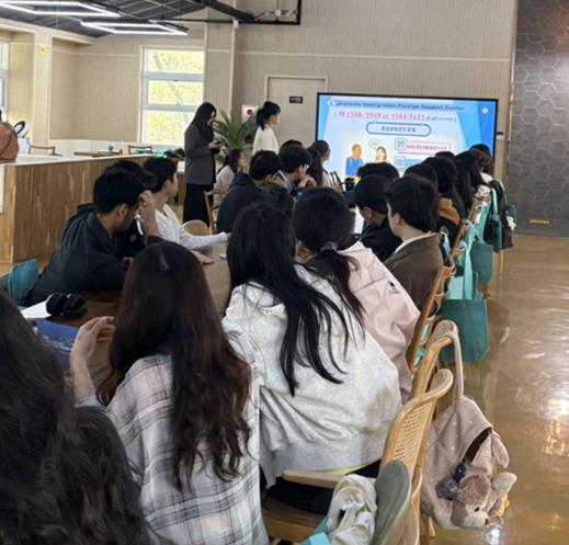 여수시, 전남대학교 외국인 유학생 대상 지원 정책 홍보
