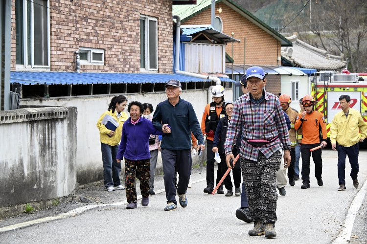 장수군, 여름철 집중호우 대비 주민대피 훈련 실시