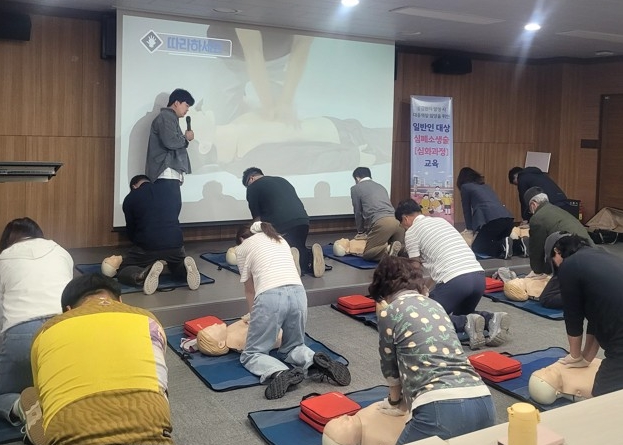 의정부시 보건소, 심폐소생술 등 응급처치 교육 실시