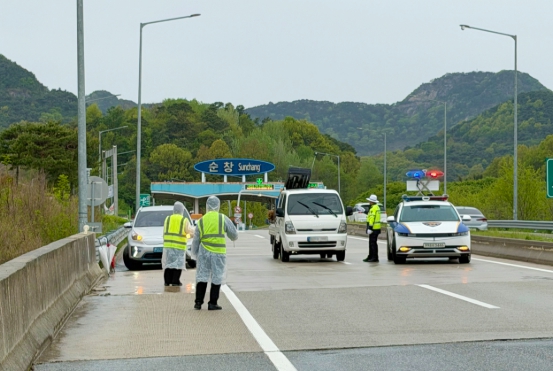 순창군·순창경찰서, 자동차 체납차량 합동단속 실시