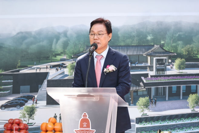 “세계유산 가치 높이고, 품격 있는 문화거점 조성” 경남도, 양산 통도사 문화공간 건립사업 기공식 참석