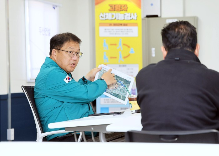 장금용 창원특례시장 권한대행, 대야구역 재개발사업 공사 현장 점검