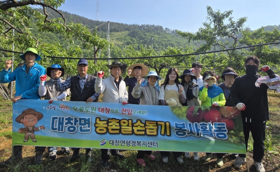 영천시 도시계획과, 영농기 농촌 일손돕기로 현장 행정 실천