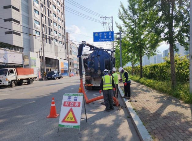 거창군, 우기대비 거창지구 시가지 우수관로 준설공사 착공