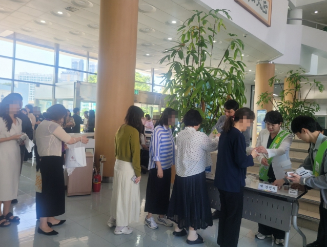 창원특례시, 폐건전지 보상 교환 행사 실시