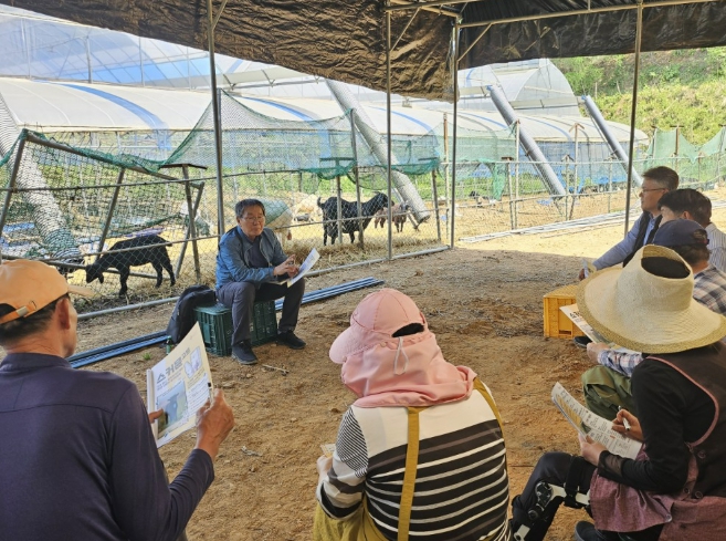 안산시농업기술센터, 염소농가 대상 맞춤형 전문컨설팅 실시