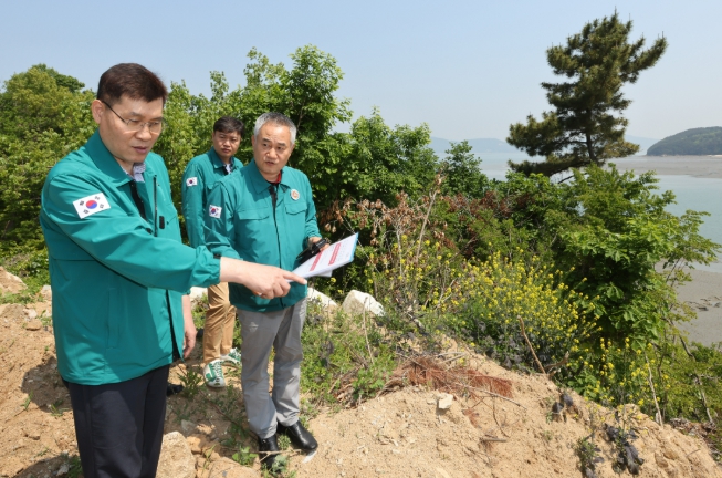 옹진군, 북도면 대상 집중안전점검 부군수 현장점검 실시