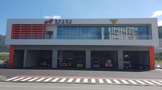 울산 북부소방서, 고층건축물 민관합동 소방훈련 실시