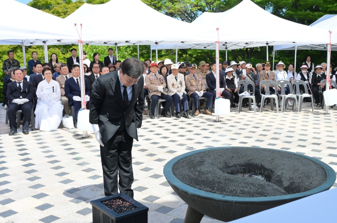여수시, 제71회 현충일 추념행사 거행
