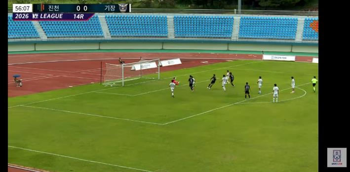 진천 HR FC, 기장군민축구단 2-0 제압…홈 7경기 무패행진
