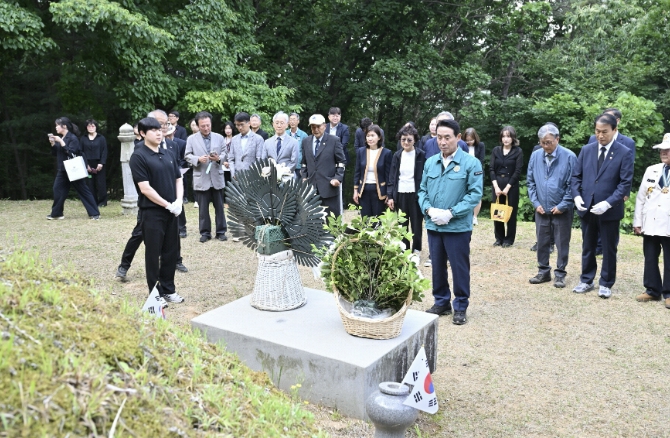 포천시, 6·10만세운동 100주년 독립유공자 묘소 참배… 보훈 복지 확충 건의