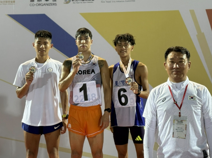 단양군청 육상선수단 김용수, 국제무대서 금빛 질주