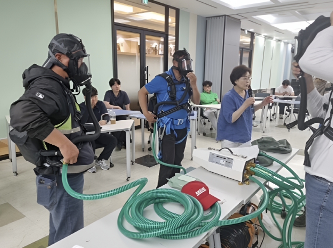 시흥시, 가스 누출·질식사고 대비… 밀폐공간 긴급구조훈련 실시