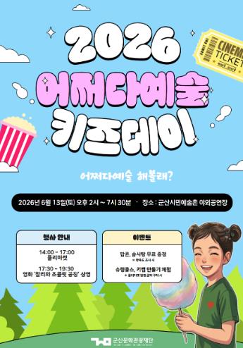 군산시민예술촌, ‘어쩌다 예술 키즈데이’ 개최, 원도심 골목길에서 만나는 아기자기한 주말 나들이! 