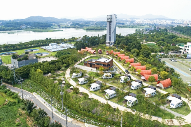 의왕시 왕송호수캠핑장 글램핑 시설 정비 완료…6월 13일 재개장