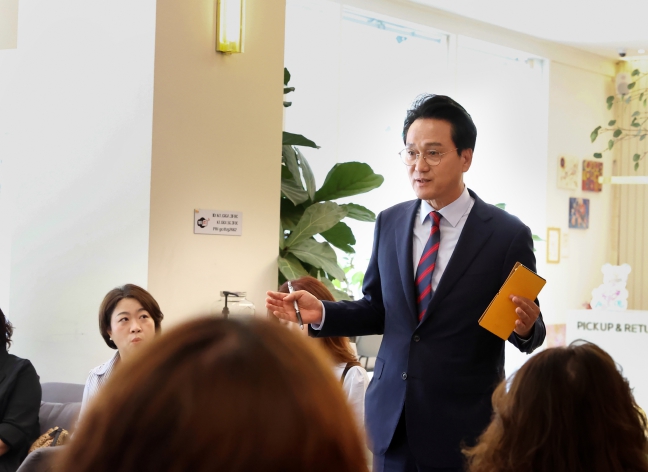 안민석, 경기교육대전환 경청투어 “학생 중심 경기교육 만들겠다”