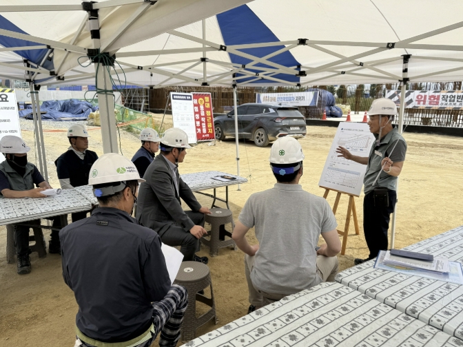 아산시, 모종샛들지구 도시개발사업 현장 점검