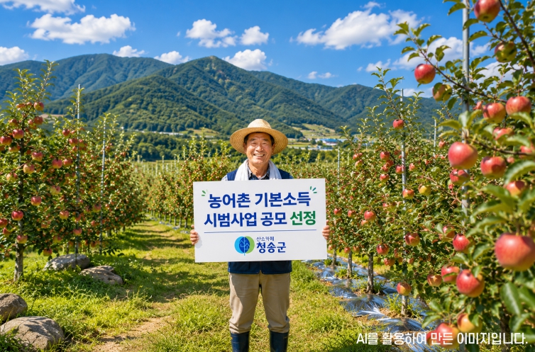 청송군, 농림축산식품부 '농어촌기본소득 시범사업' 최종 선정