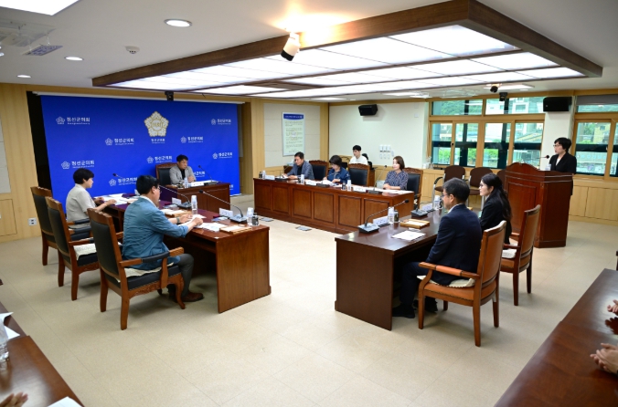 정선군의회, 제10대 의원 당선인 간담회 개최