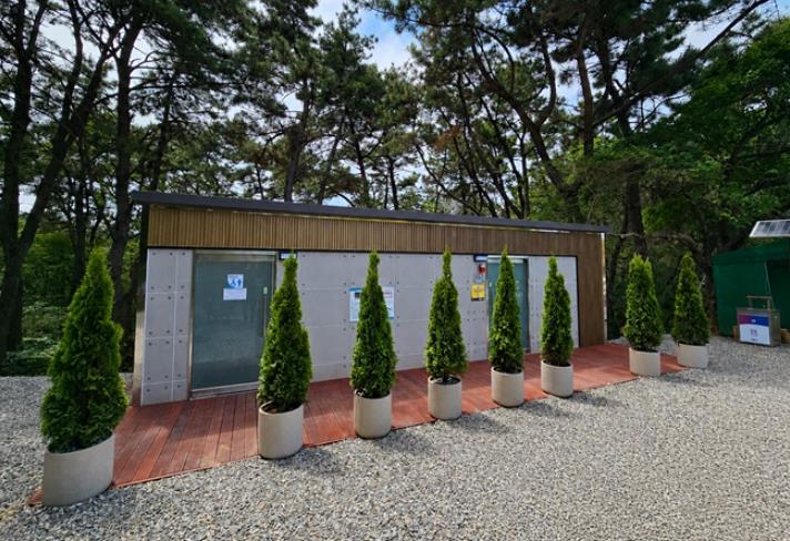 남구, 이기대공원 큰고개쉼터 친환경 화장실 신규 설치
