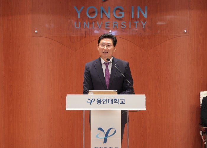 이상일 용인특례시장, 용인대학교 개교 73주년 기념식 참석